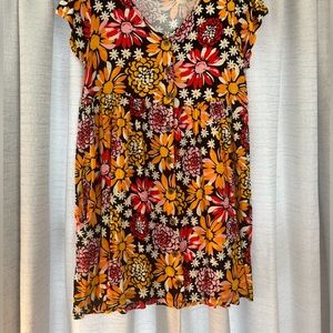LulaRoe Heidi V-neck Babydoll dress